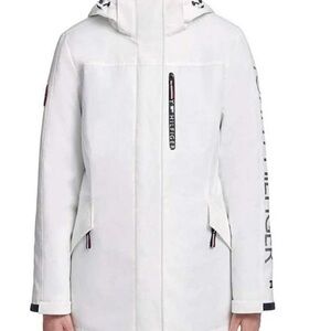Tommy Hilfiger White Hooded Jacket